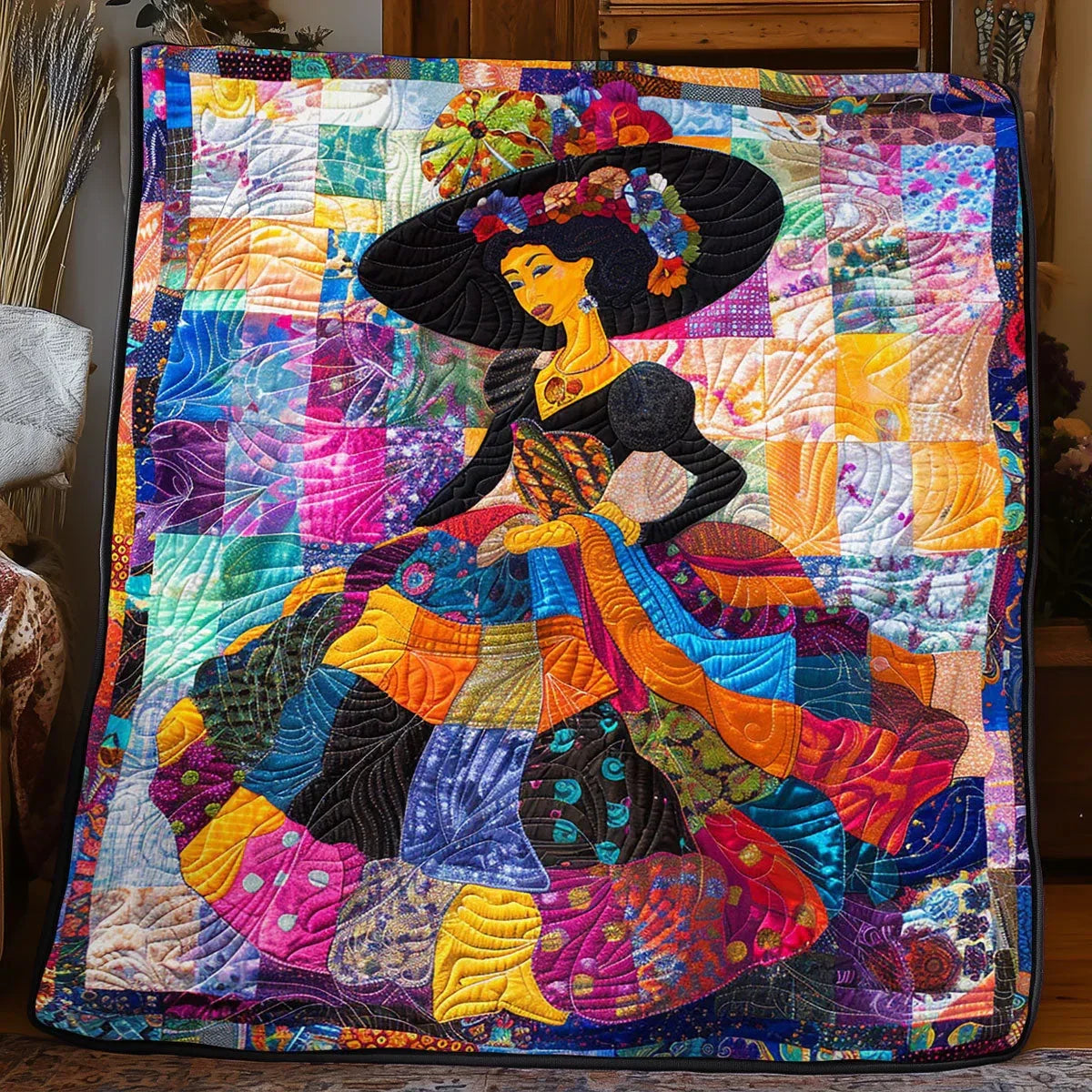 Viva Fiesta Quilt Blanket