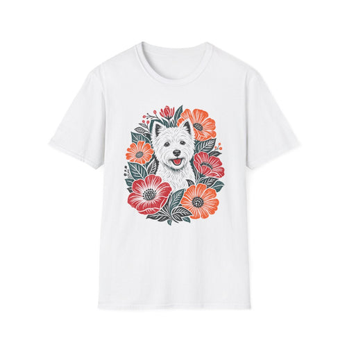 Vivid Bloom Westie Tee