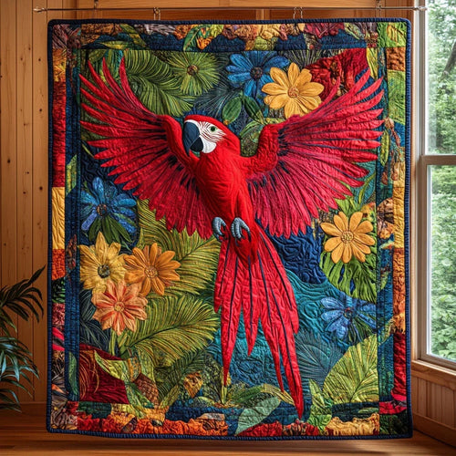 Vivid Canopy Quilt Blanket