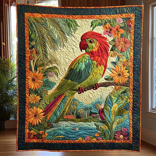Vivid Haven Quilt Blanket