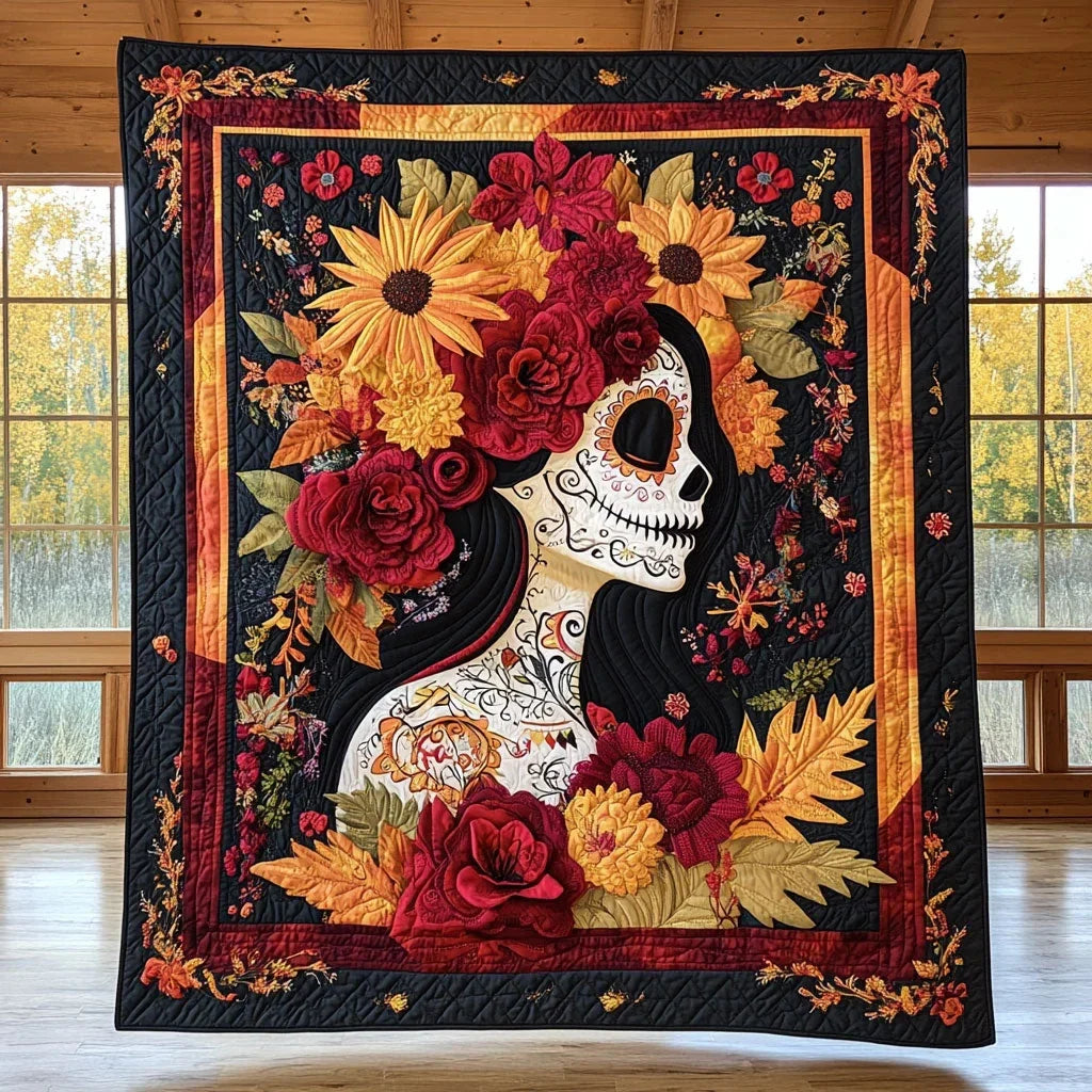 Vivid Spirit Quilt Blanket