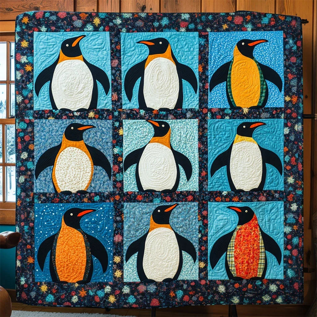 Waddle Wonderland Quilt Blanket