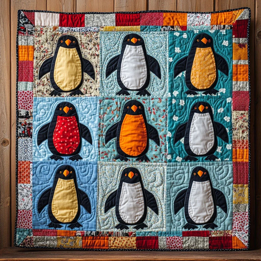 Waddle Wonderland Quilt Blanket