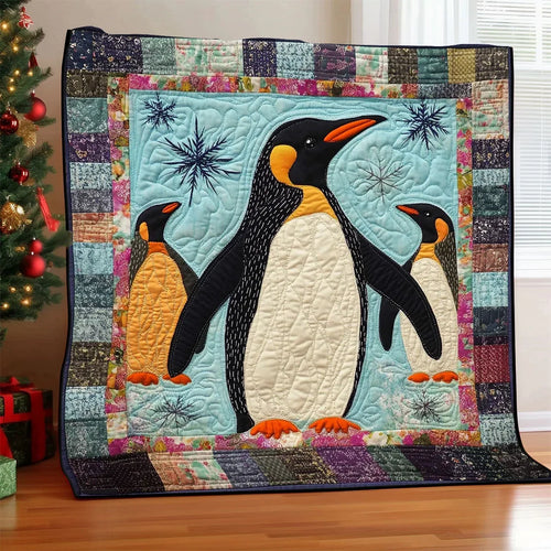 Waddle Wonderland Quilt Blanket