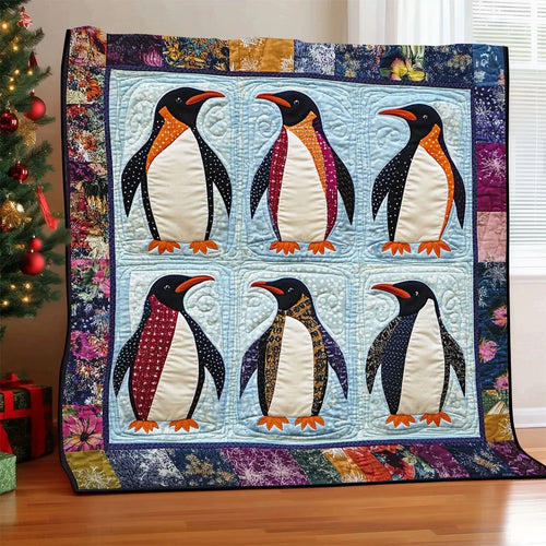 Waddle Wonderland Quilt Blanket