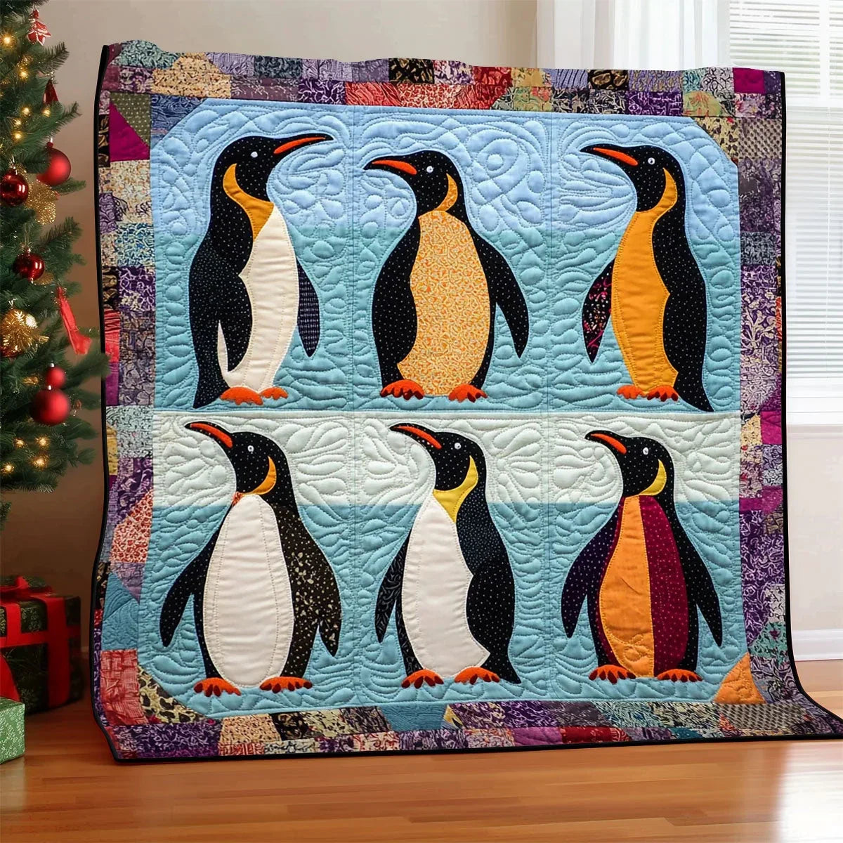 Waddle Wonderland Quilt Blanket