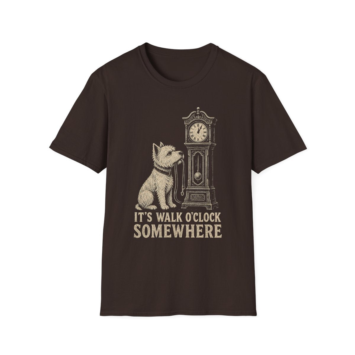 Walk O'Clock Westie Tee