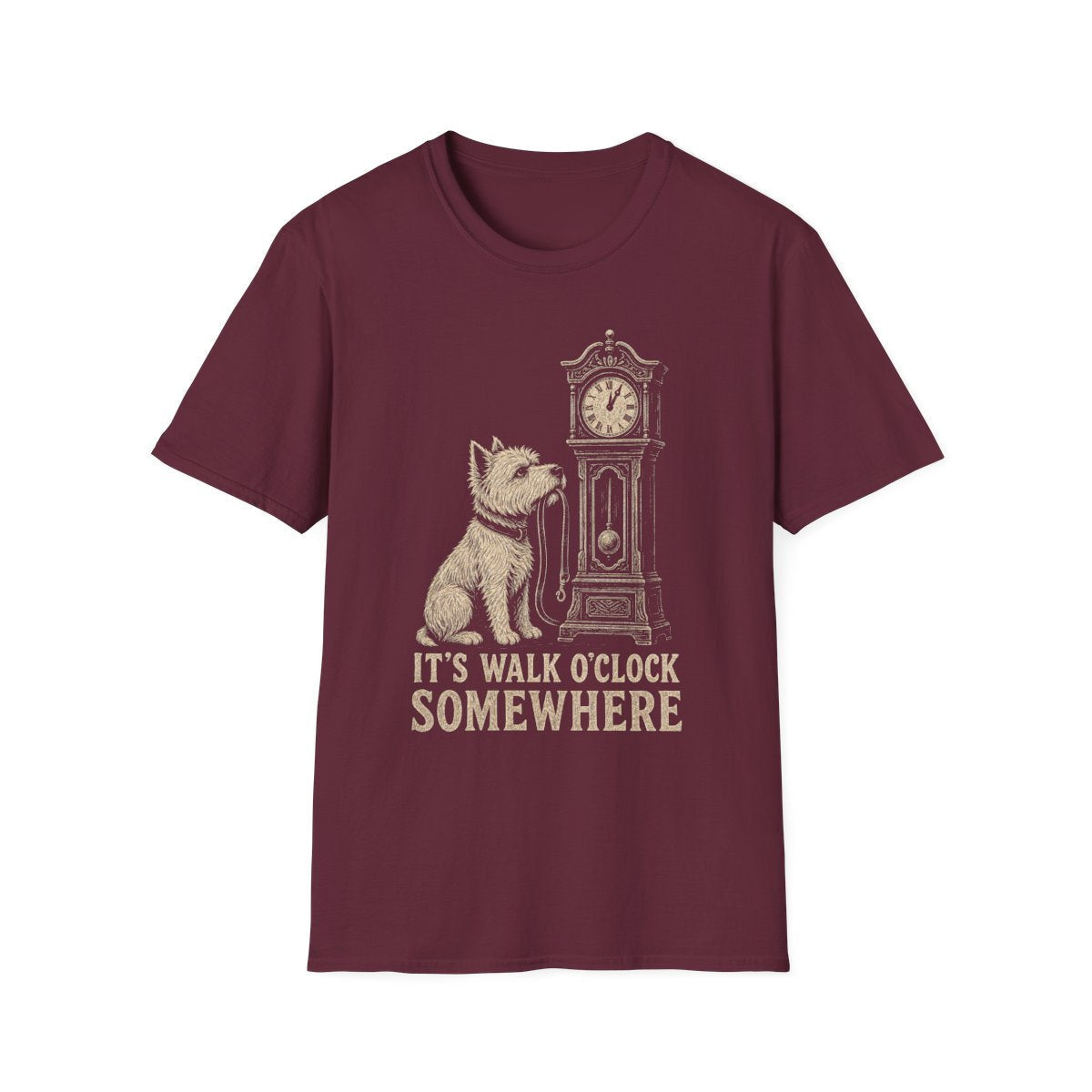 Walk O'Clock Westie Tee