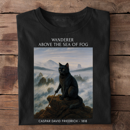 Wanderer Above The Sea Of Fog Basic Shirt Unisex