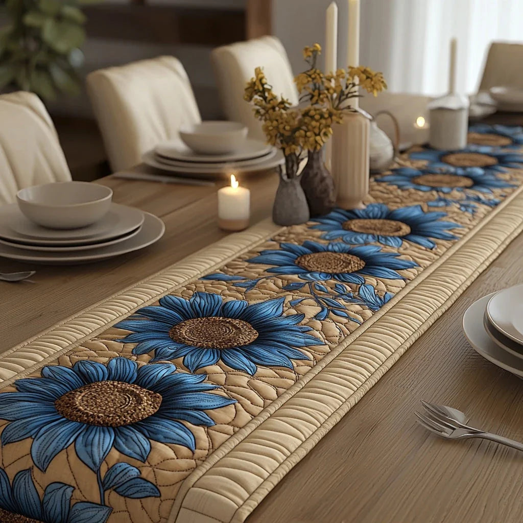 Warm Whimsy Quilted Table Runner