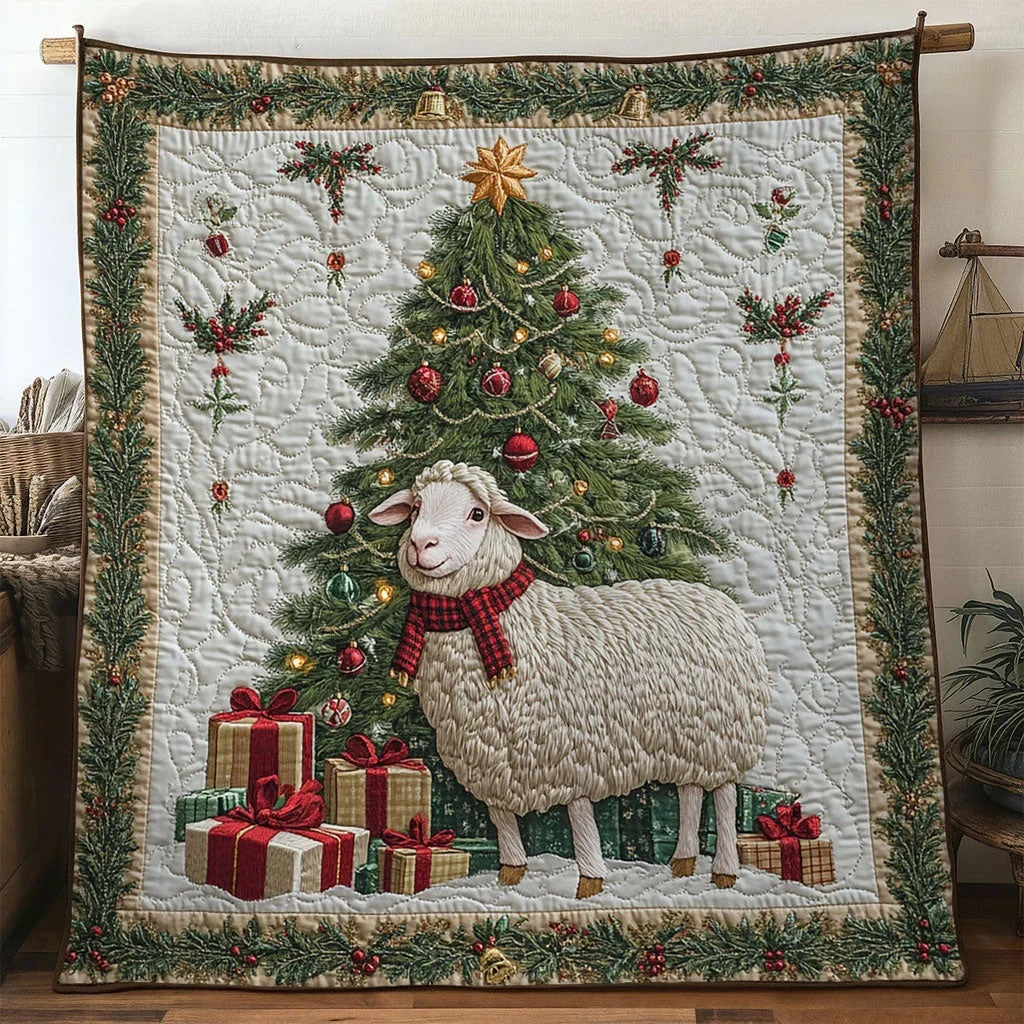 Warm Wishes Sheep Quilt Blanket