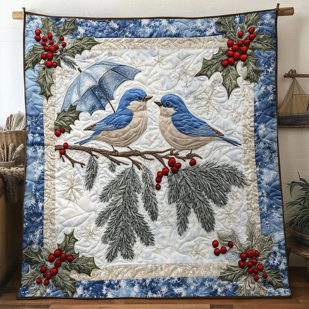 Warmth Bluebird Quilt Blanket