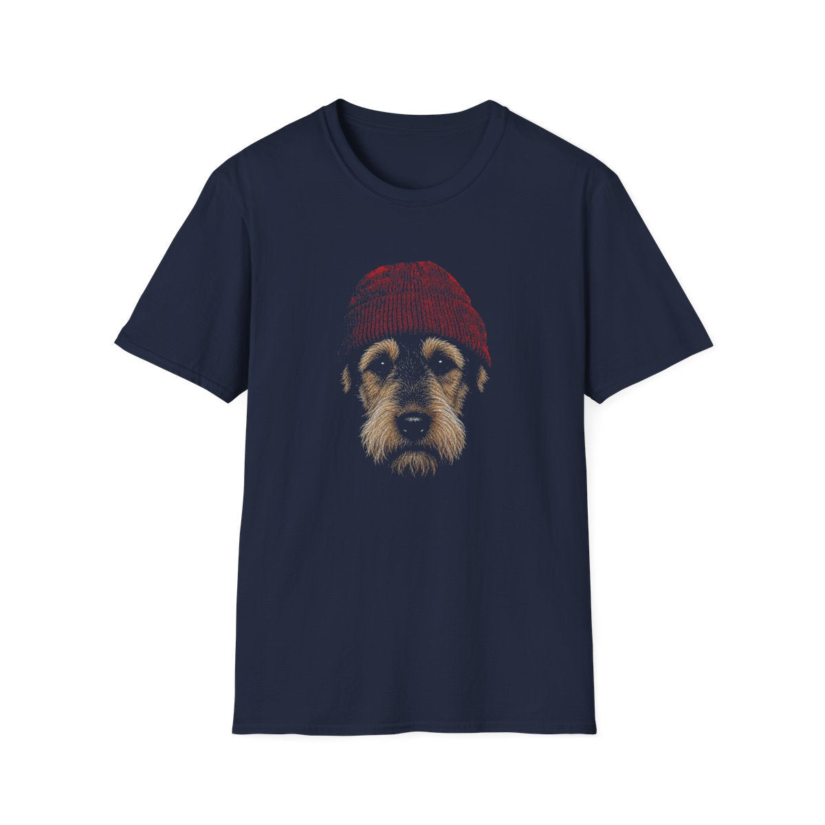 Welsh Terrier In Beanie Tee