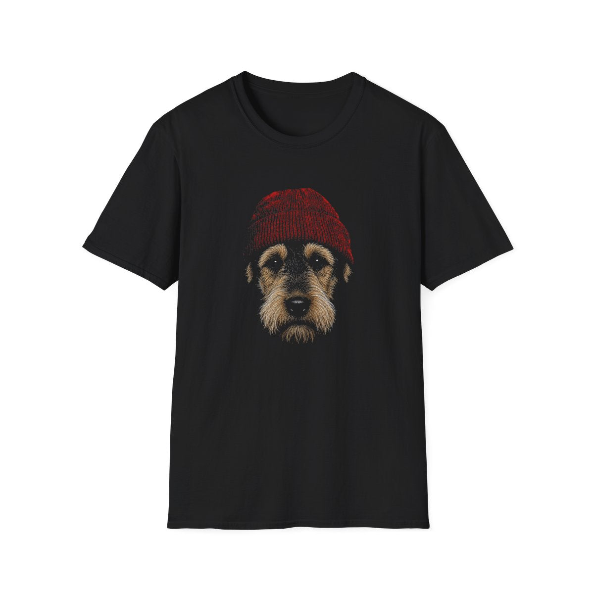 Welsh Terrier In Beanie Tee