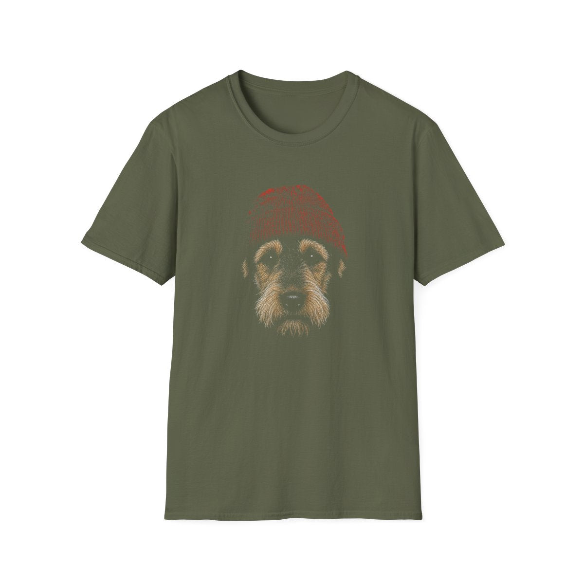 Welsh Terrier In Beanie Tee