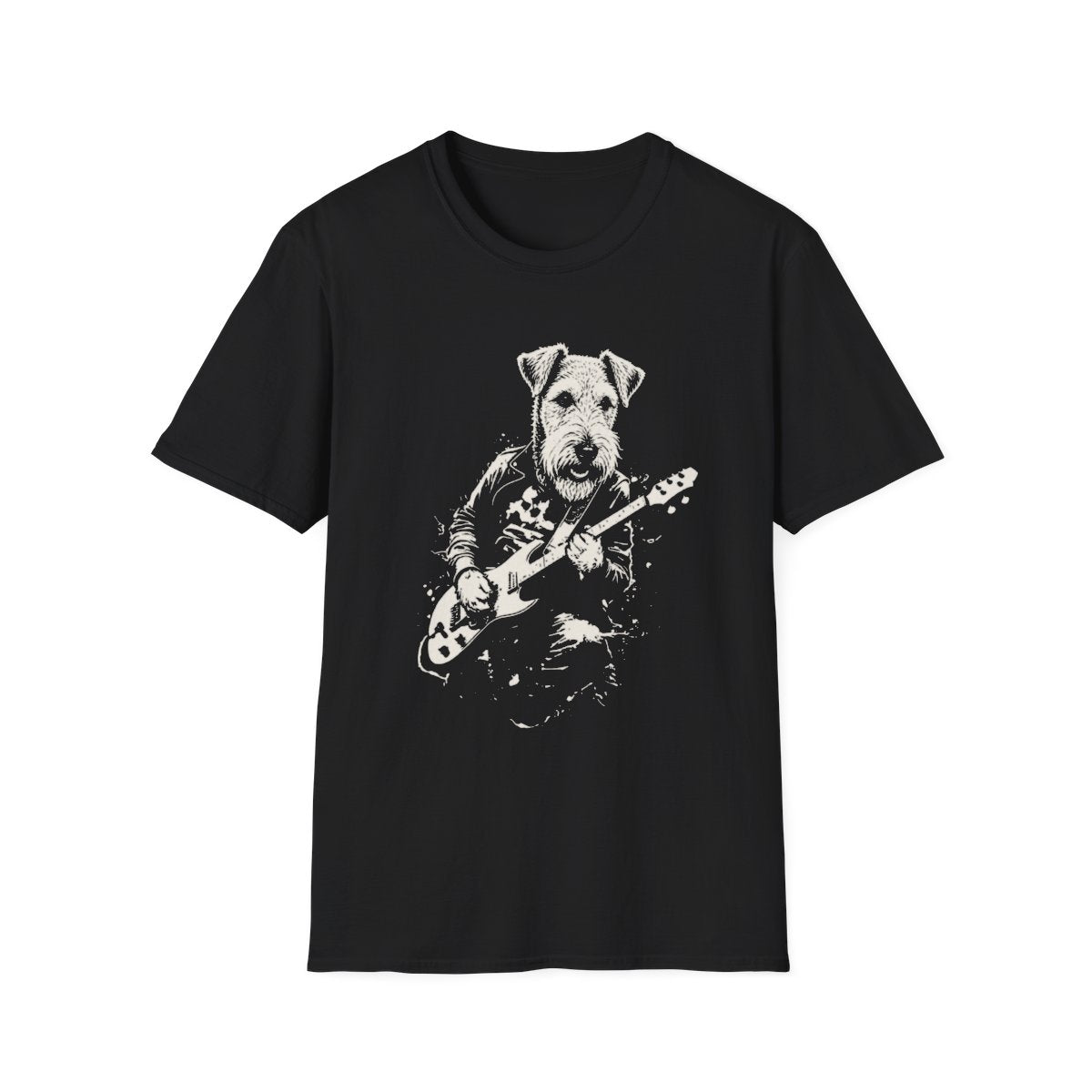 Welsh Terrier Rocking Guitar Tee