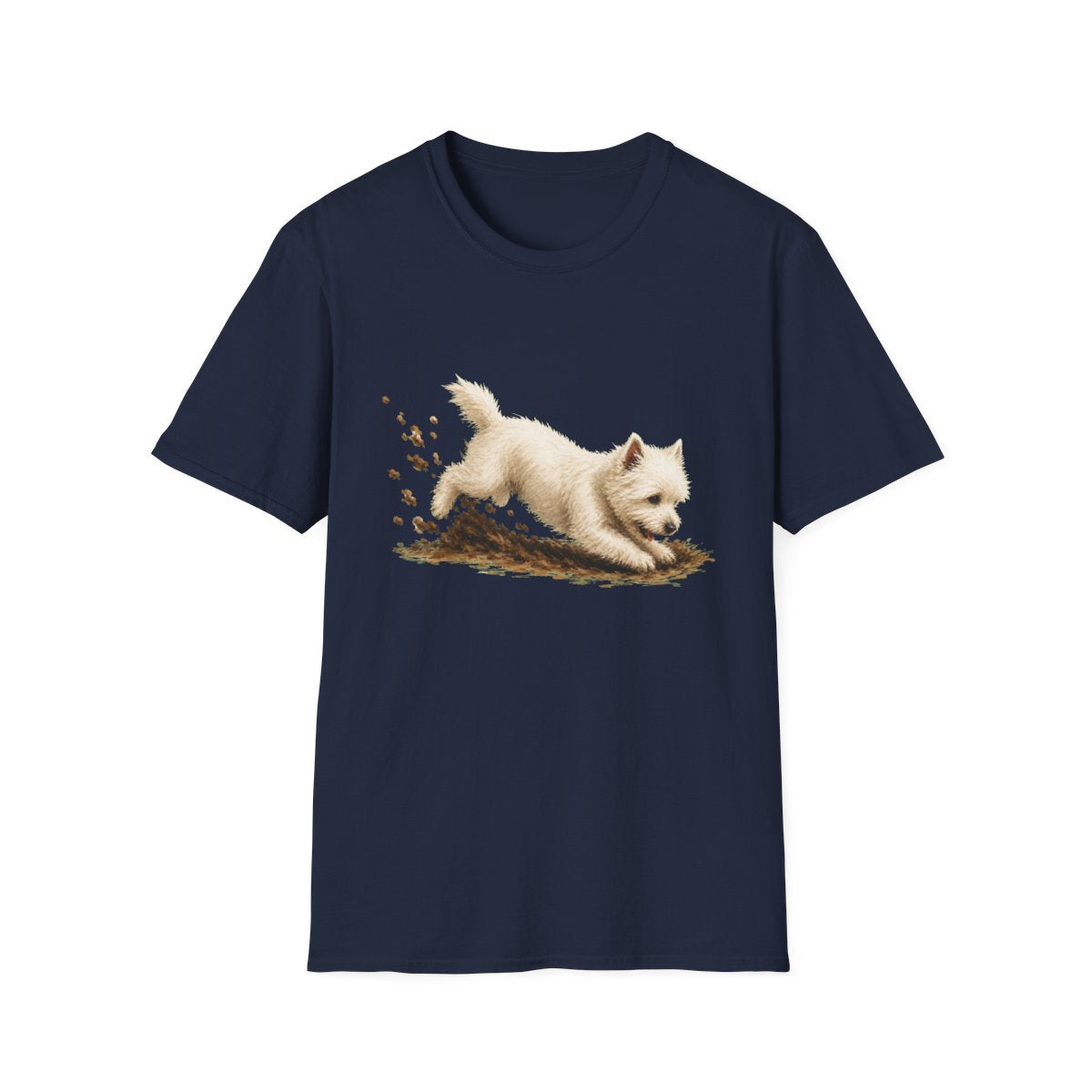 Westie Excavating Mode On Tee