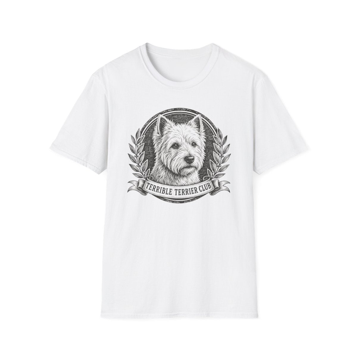 Westie Laurel Crest Tee