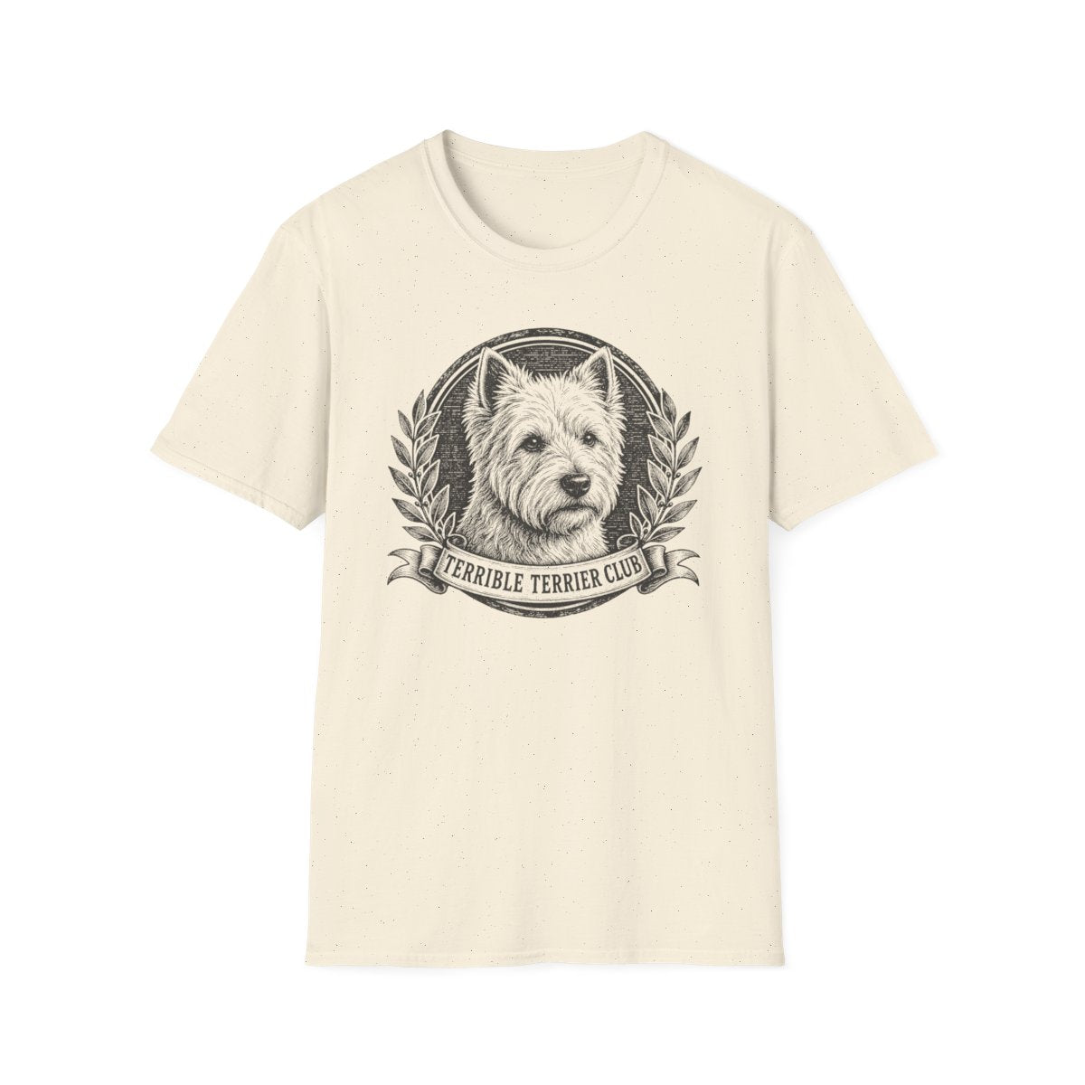Westie Laurel Crest Tee