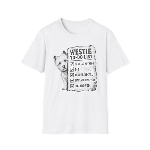 Westie To Do List Tee