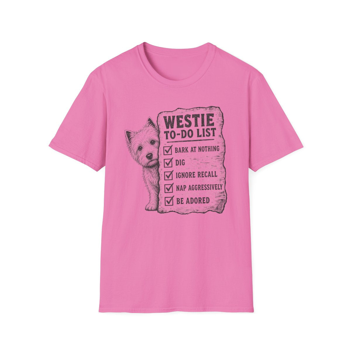Westie To Do List Tee