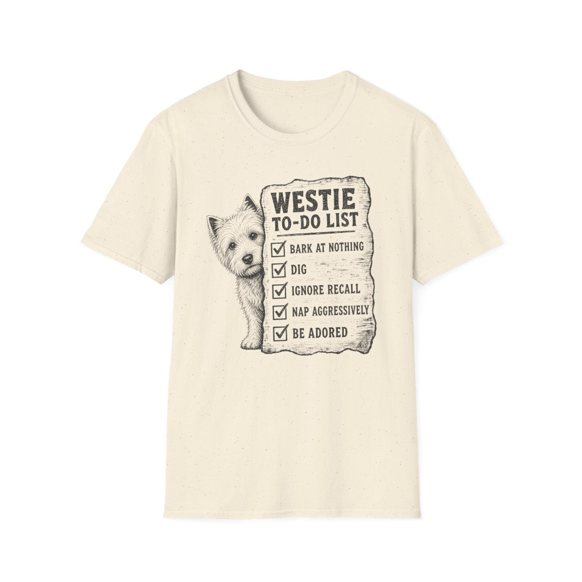 Westie To Do List Tee
