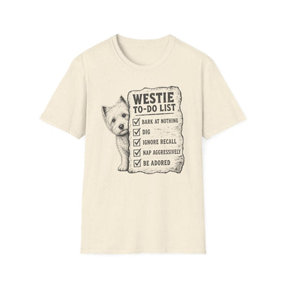 Westie To Do List Tee