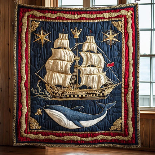 Whale Guardians Quilt Blanket