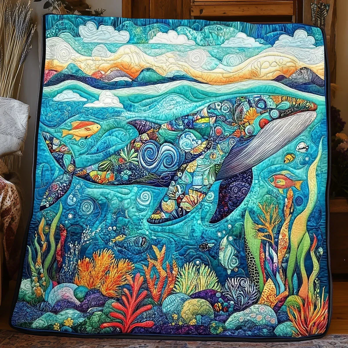 Whale Odyssey Quilt Blanket