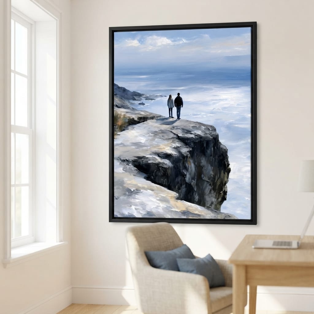 Where Two Souls Stand Together Canvas Wall Art