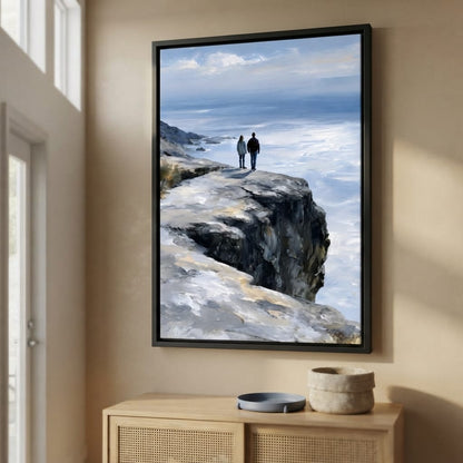Where Two Souls Stand Together Canvas Wall Art