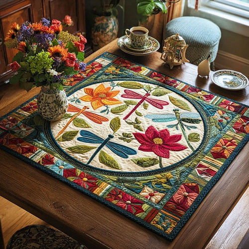 Whimsy Wings Quilted Table Topper