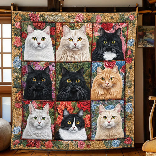 Whisker Garden Quilt Blanket