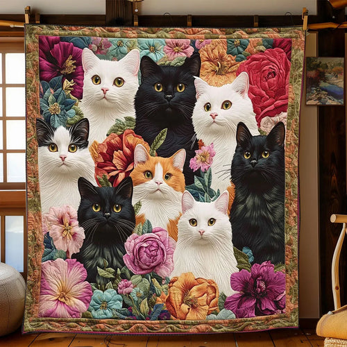 Whisker Garden Quilt Blanket