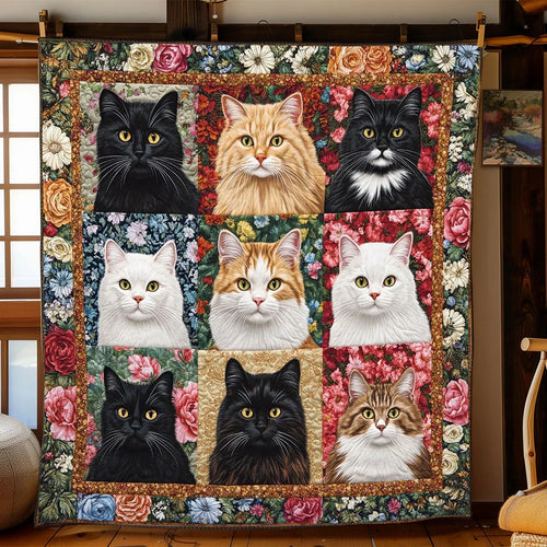 Whisker Garden Quilt Blanket