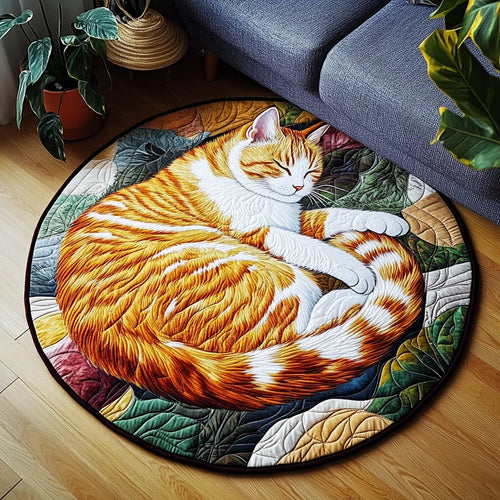 Whiskers of Joy Quilted Round Mat