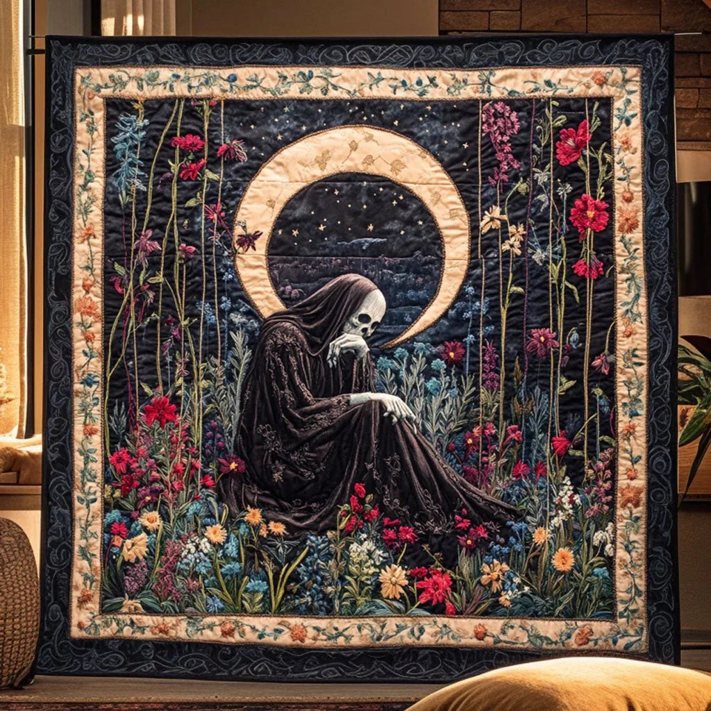 Whisper Grim Reaper Quilt Blanket