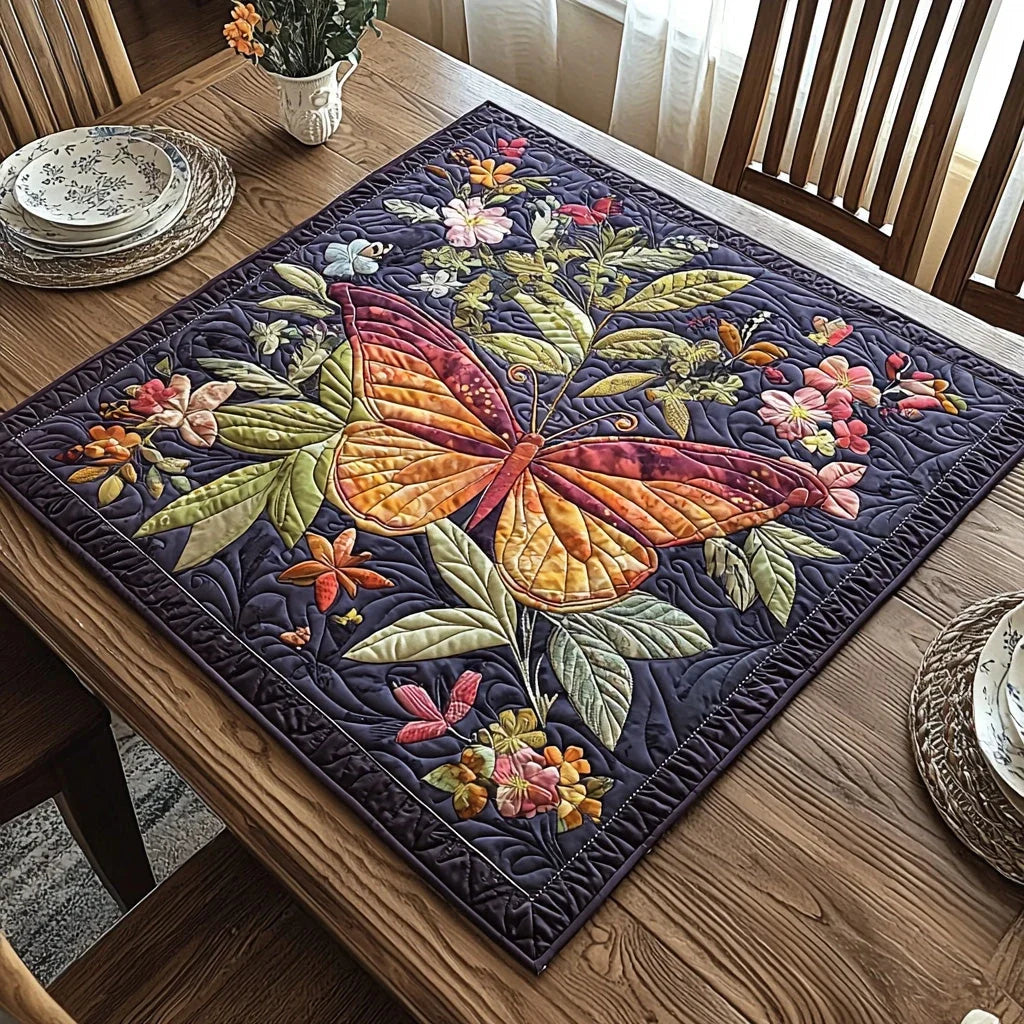 Whisper Wings Quilted Table Topper