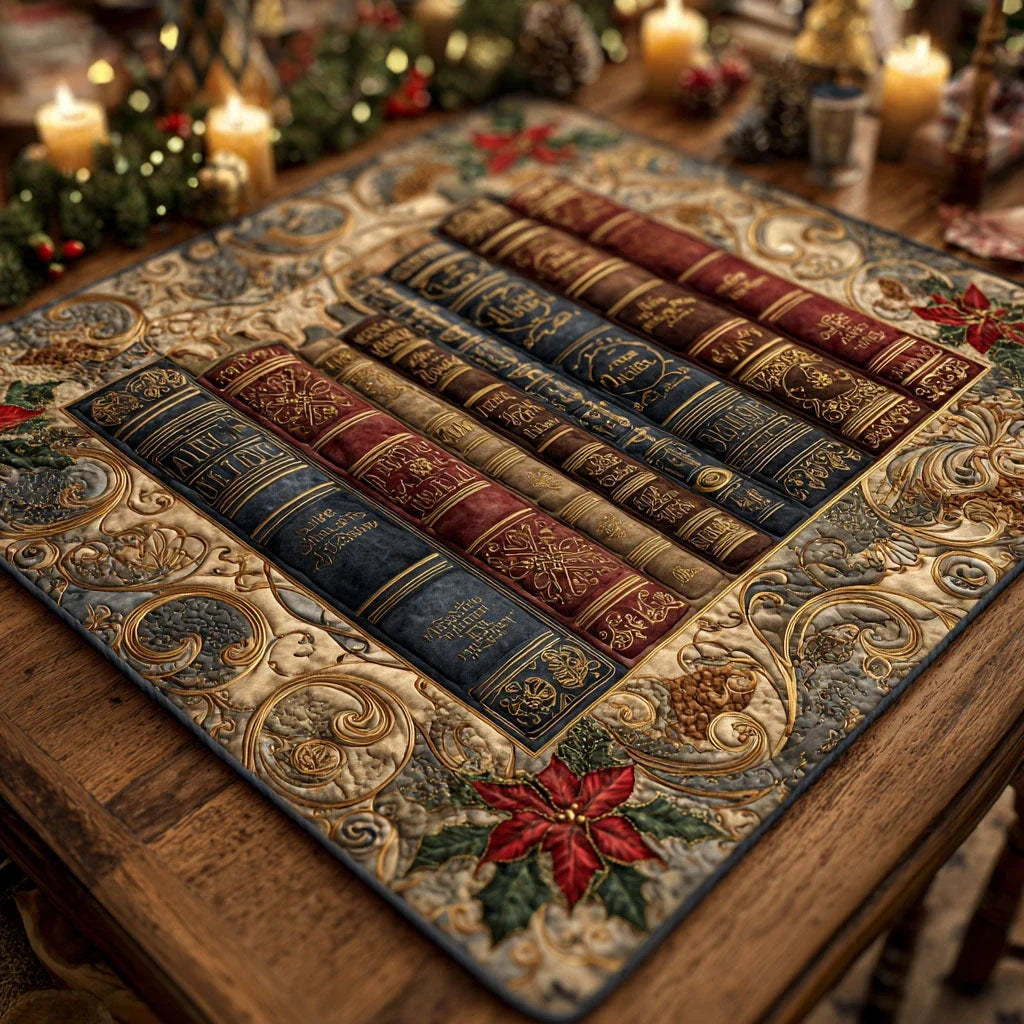 Whispered Tales Quilted Table Topper