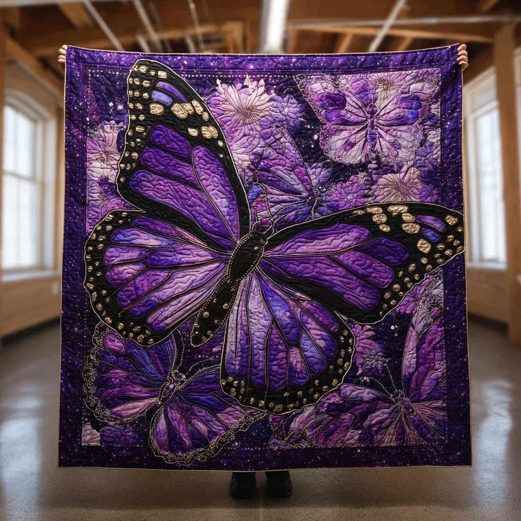 Whispering Butterfly Quilt Blanket