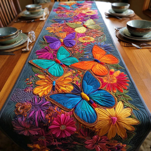 Whispering Wings Quilted Table Runner