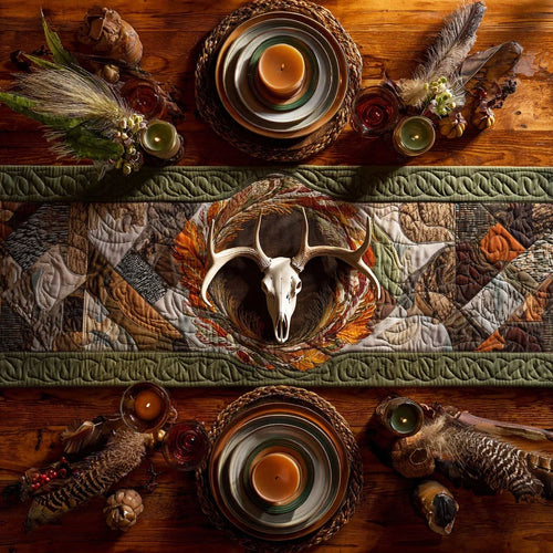 Whitetail Woods Quilted Table Runner