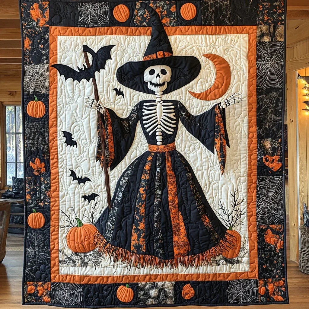Wicked Bones Quilt Blanket