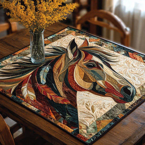 Wild Horse Quilted Table Topper