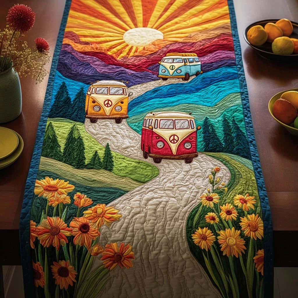 Wild Journey Quilted Table Runner