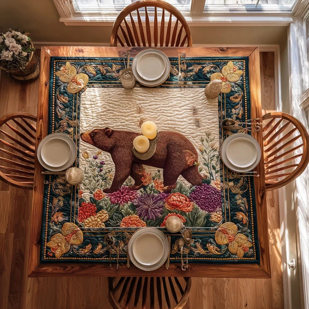 Wild Majesty Quilted Table Topper