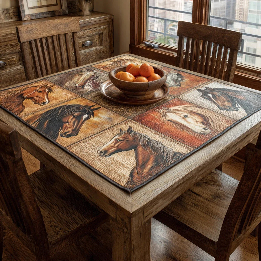 Wild Spirit Quilted Table Topper