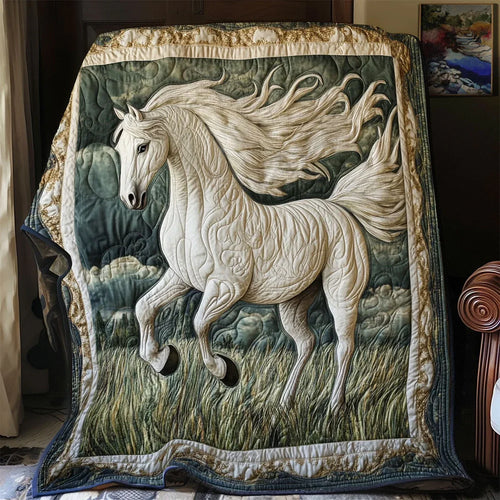 Wild Spirit Ride Quilt Blanket