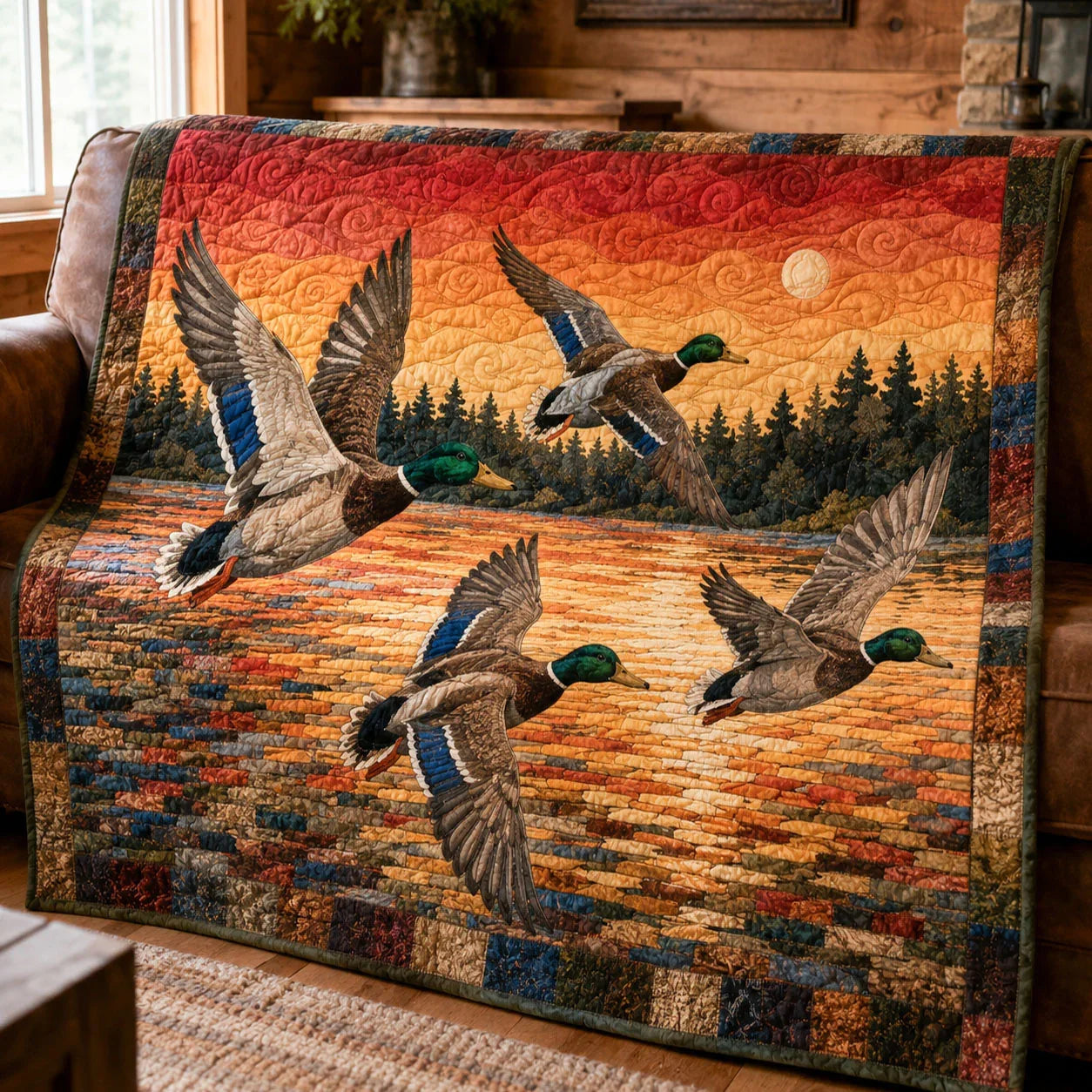 Wild Waters Quilt Blanket - Quilted Blanket by Wild and Way