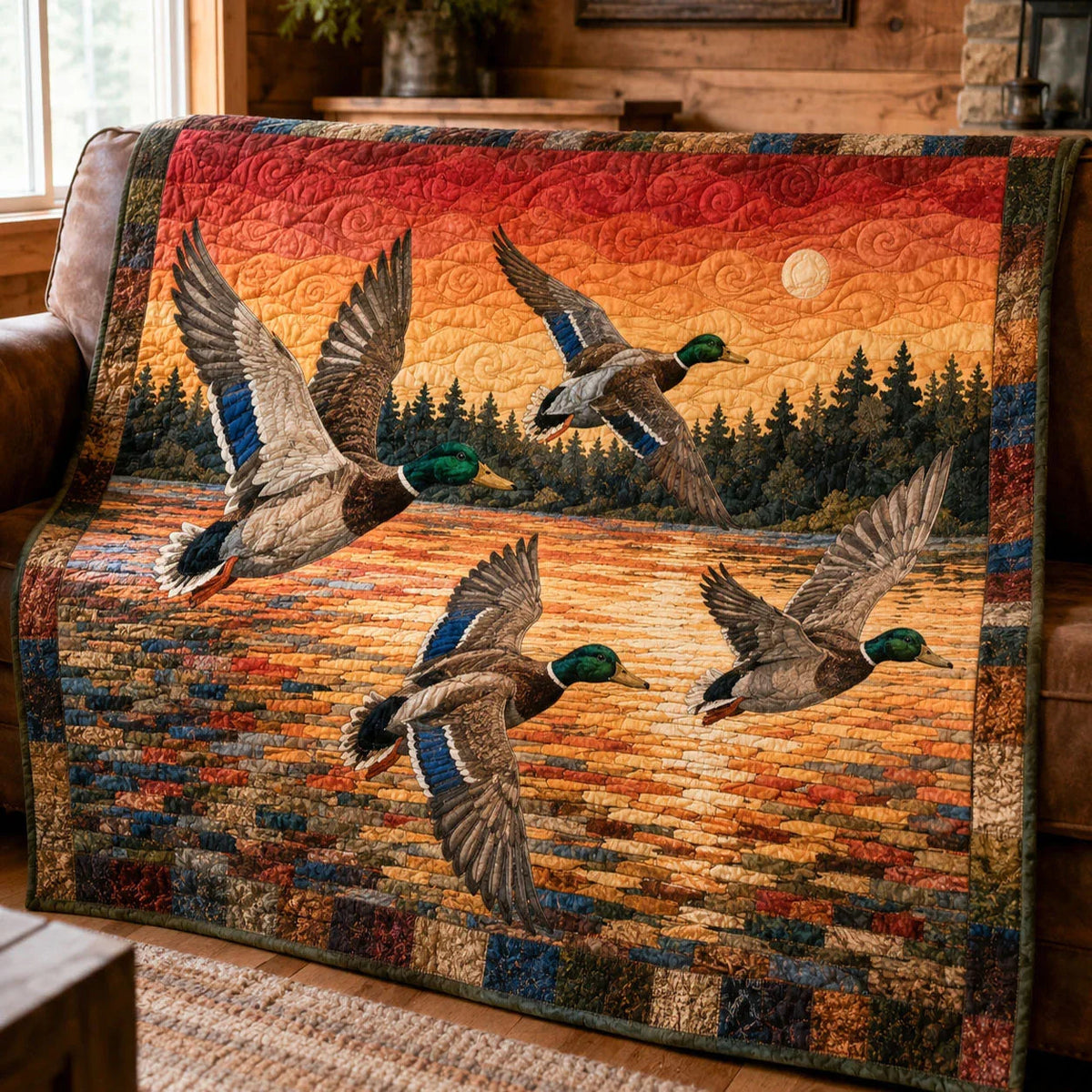 Wild Waters Quilt Blanket - Quilted Blanket by Wild and Way